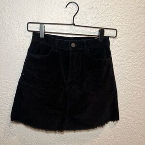 Forever 21 Black Corduroy Skirt
